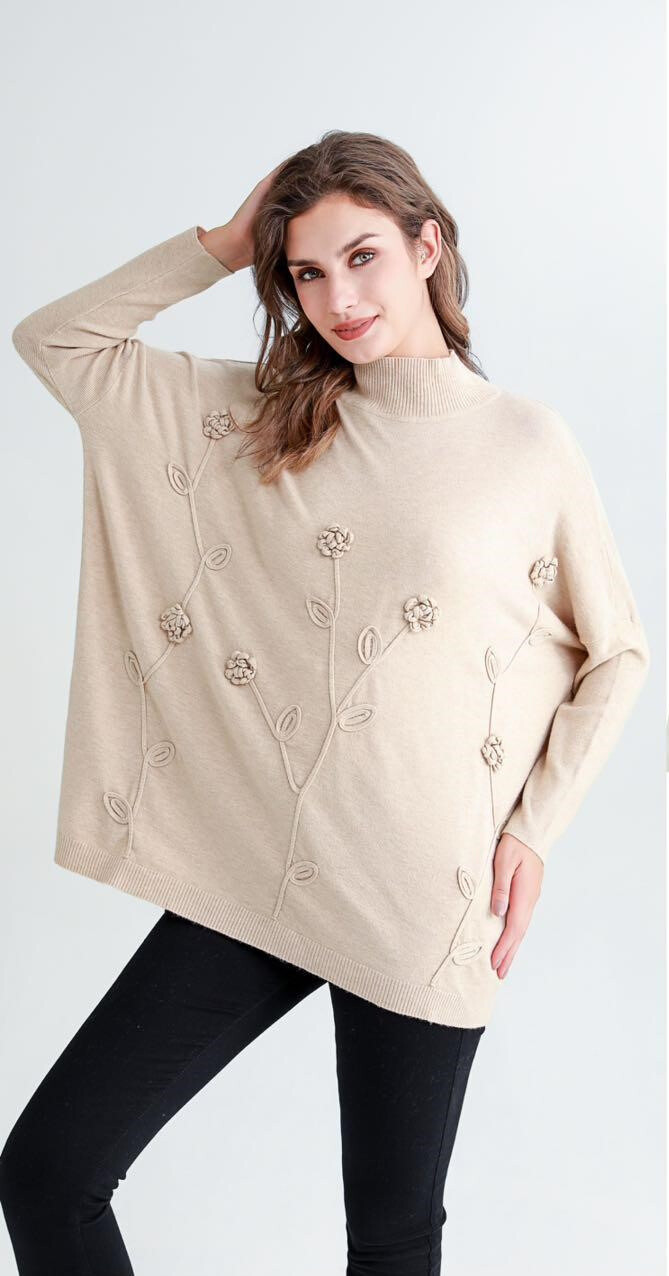 Wholesaler OOKA - Open size sweater