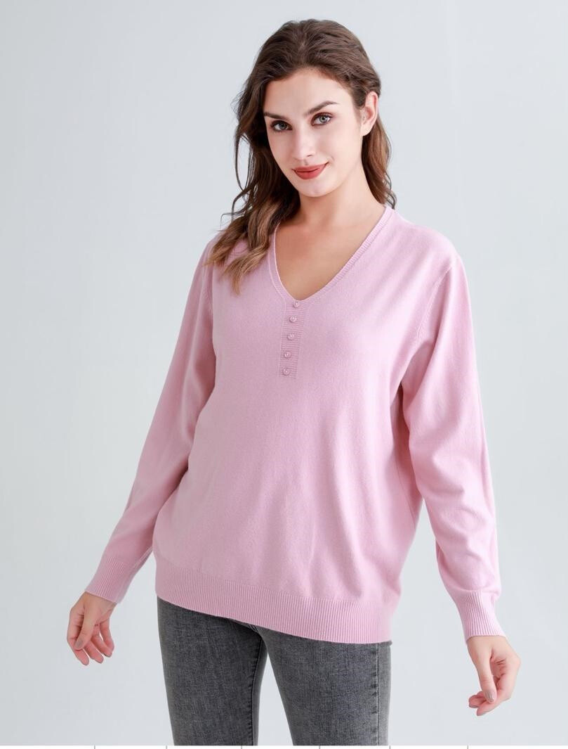 Wholesaler OOKA - V-neck sweater