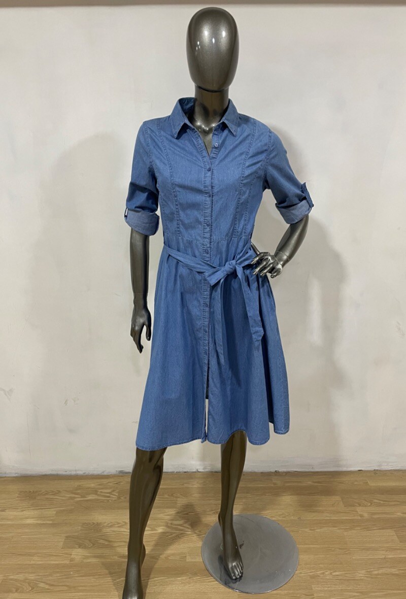 Grossista OOKA - Abito di jeans taglia grande