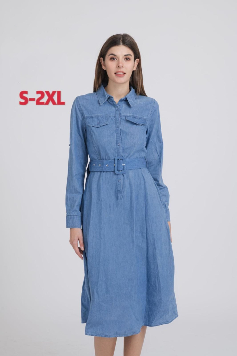 Grossista OOKA - Abito camicia di jeans