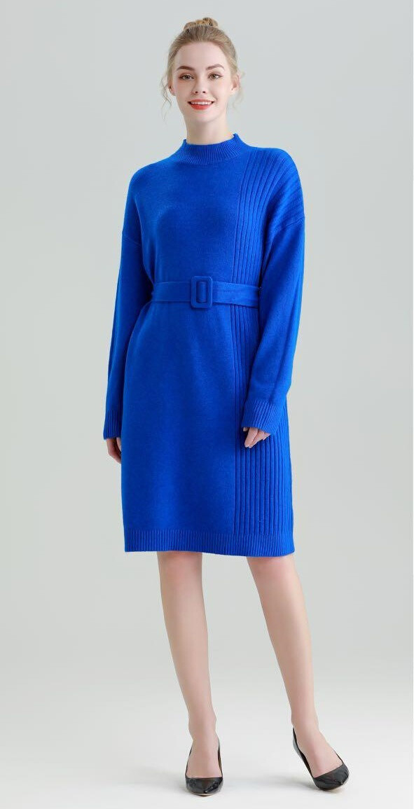 Wholesaler OOKA - Knit dress with belt
