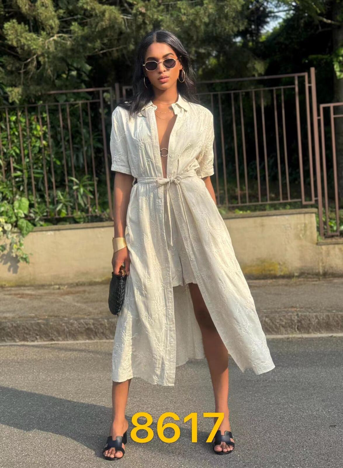 Wholesaler OOKA - Embroidered dress