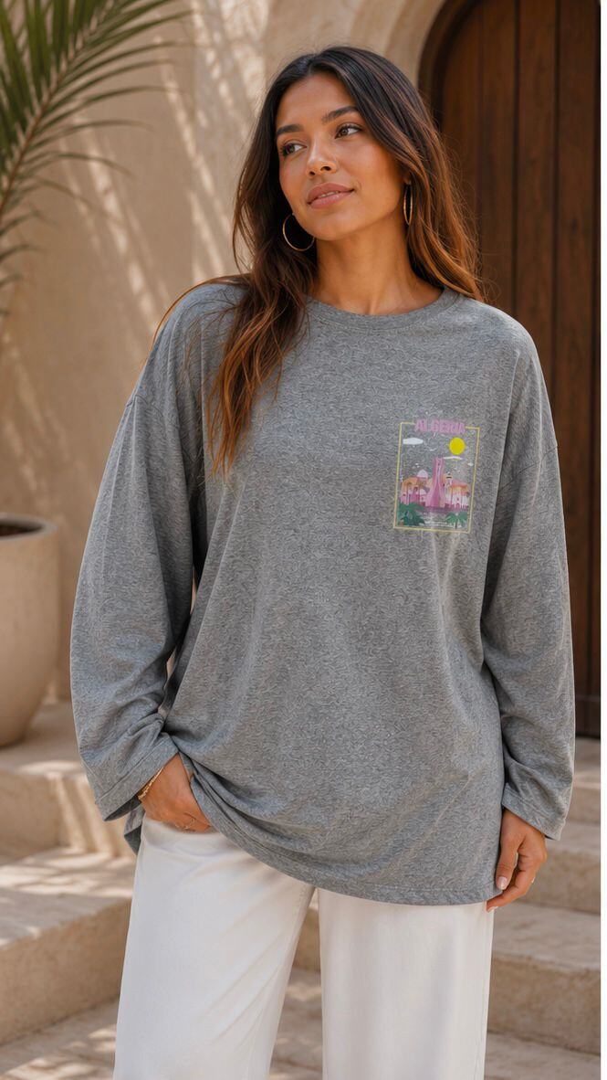 Wholesaler OOKA - Printed T-shirt ALGERIA
