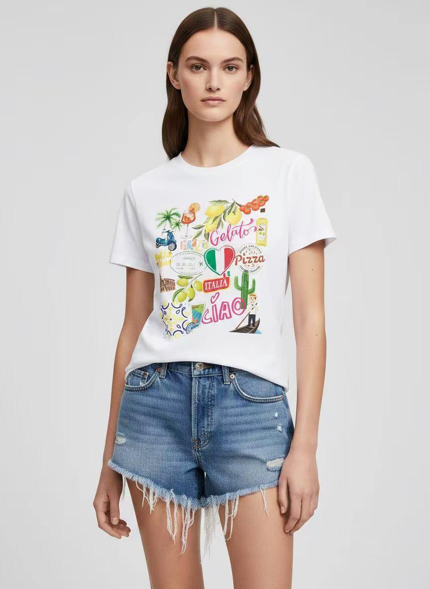 Mayorista O.TD - Camiseta con estampado