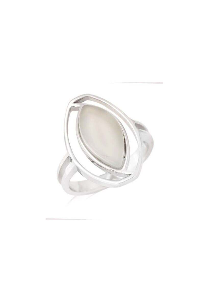 Wholesaler OPALOOK FRANCE - Ring with tinted aqua, silver - csa -ba038