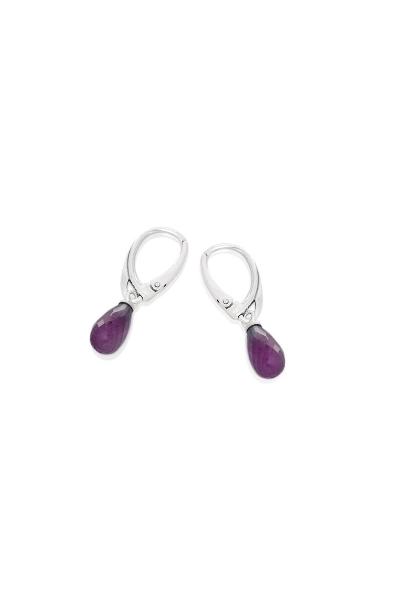 Wholesaler OPALOOK FRANCE - Violet, 925 silver earrings-CKM-BO005-AM
