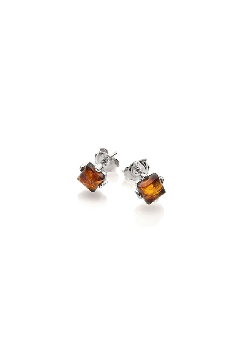 Mayorista OPALOOK FRANCE - Uñas ámbar cognac de la Baltique Carré, plata - km242kcr