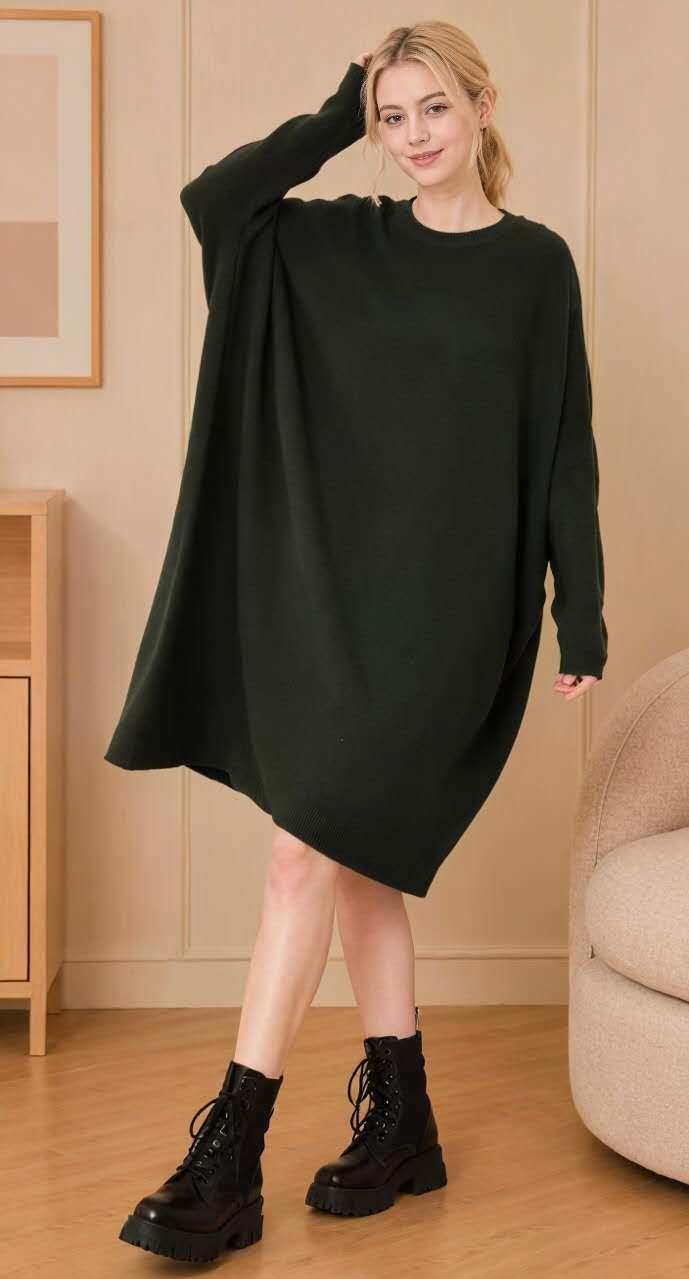 Wholesaler OPTIMUM FASHION - Knit dress with a relaxed fit