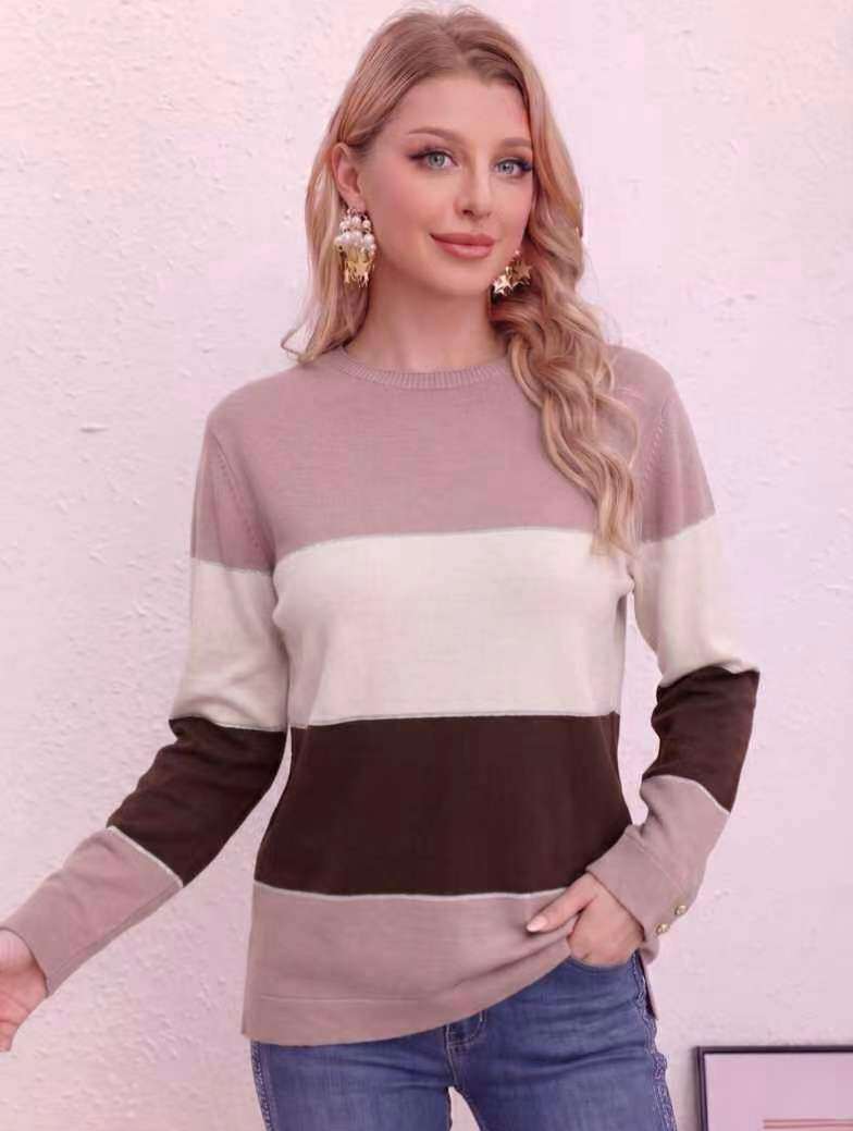 Wholesaler OPTIMUM FASHION - Crew neck jacquard sweater