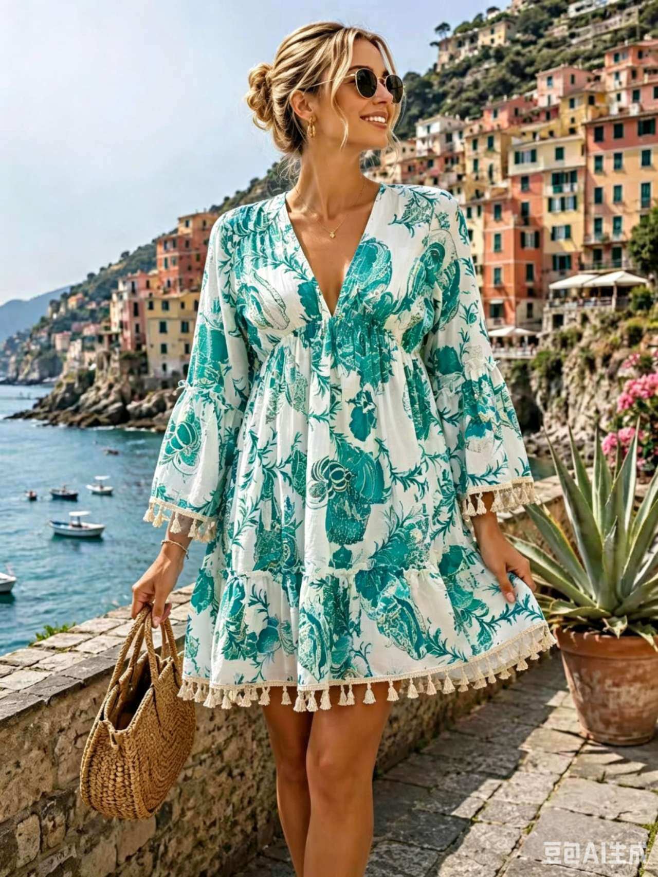 Wholesaler OPTIMUM FASHION - Floral print dress