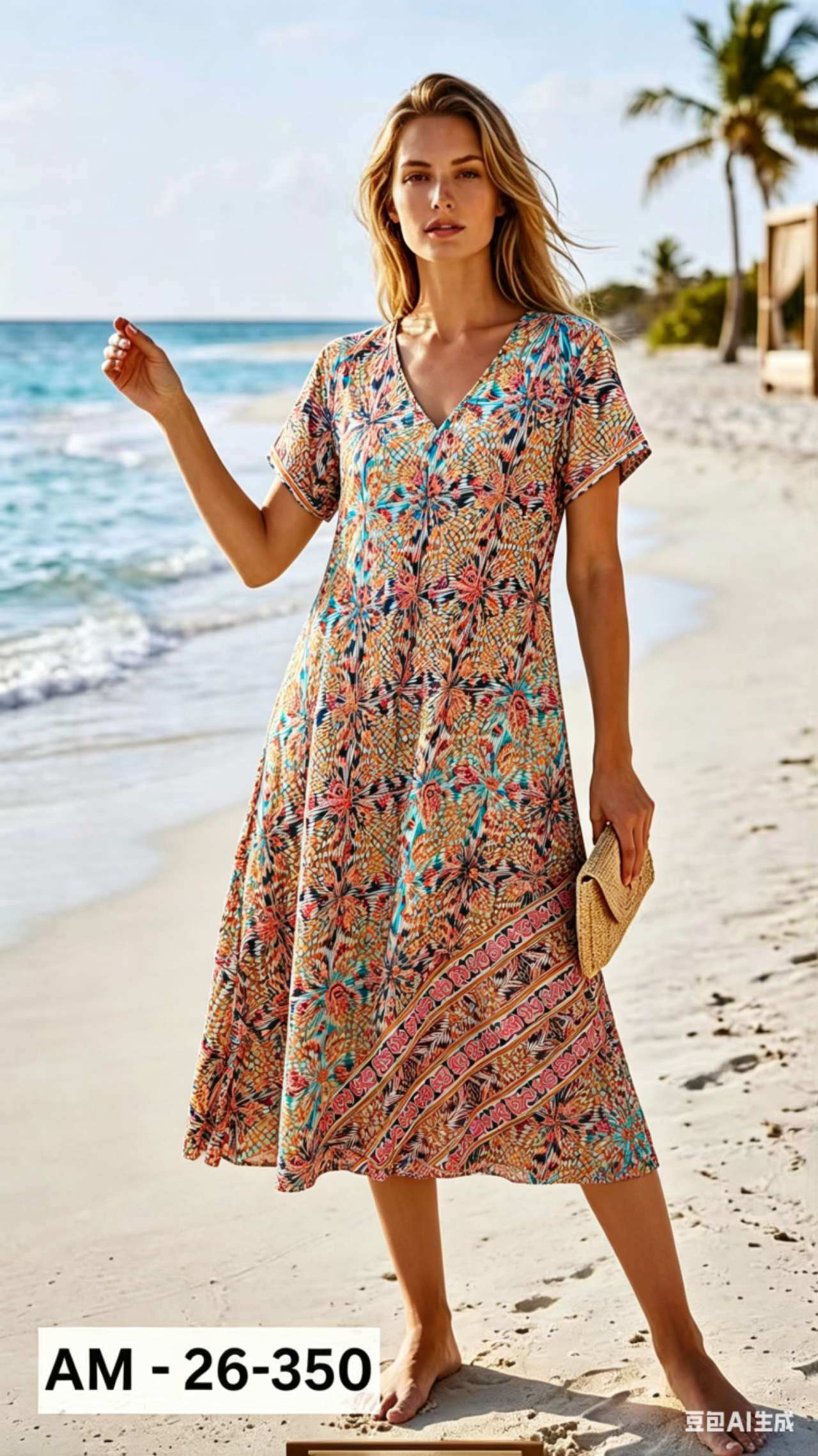 Wholesaler OPTIMUM FASHION - Casual dress cut on the bias
