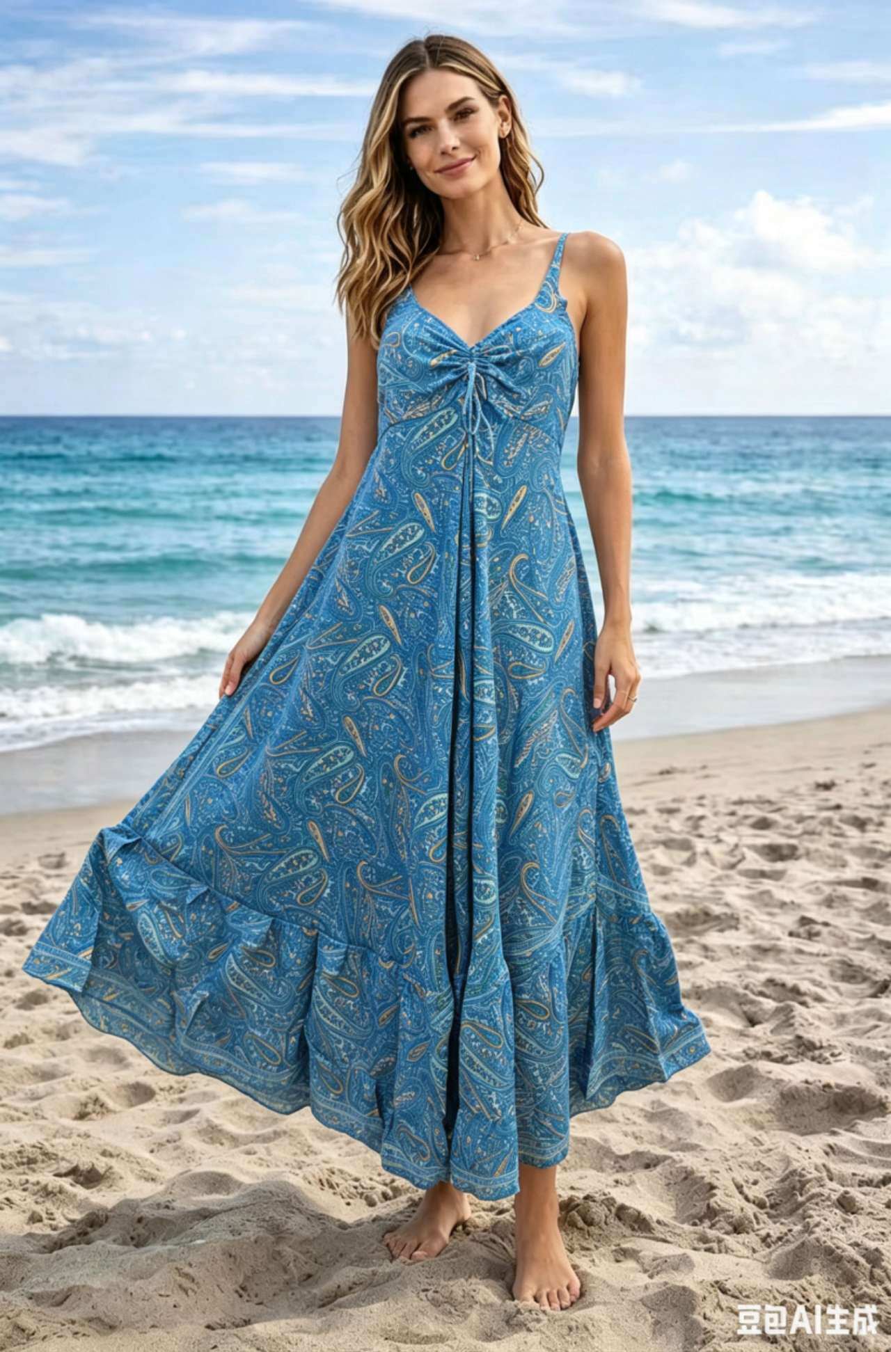 Wholesaler OPTIMUM FASHION - Dress with vintage print