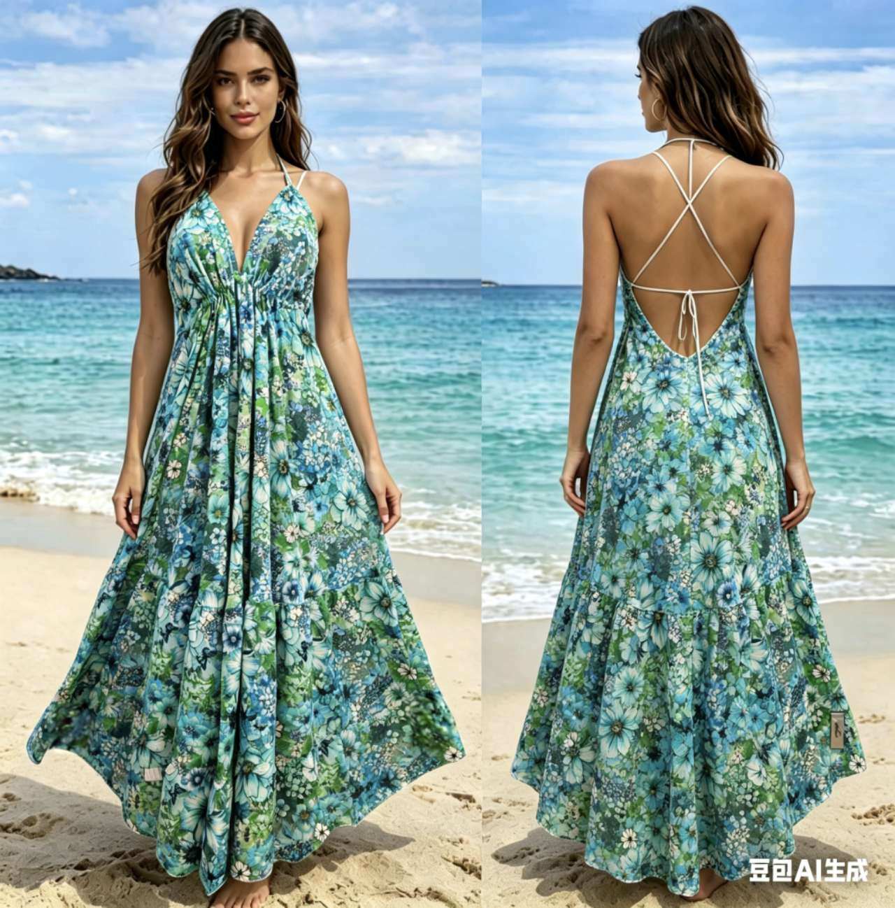 Grossista OPTIMUM FASHION - Vestito con stampa floreale