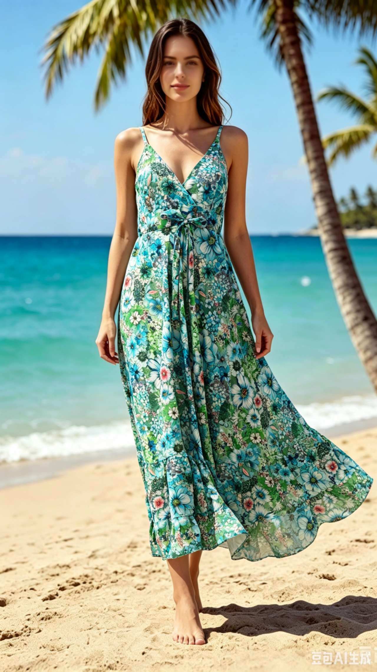 Grossista OPTIMUM FASHION - Vestito con stampa floreale