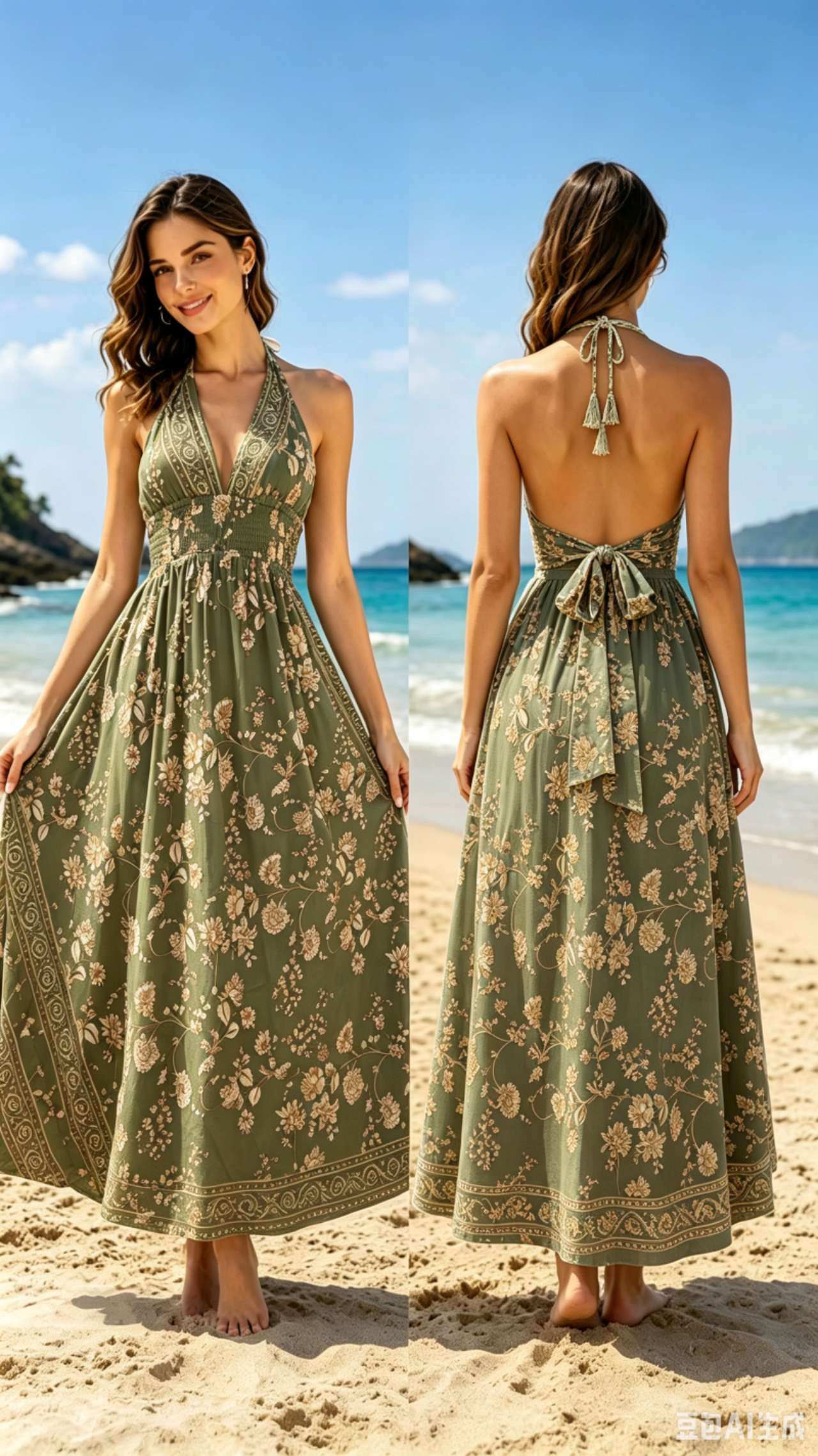Grossista OPTIMUM FASHION - Abito vintage stampato