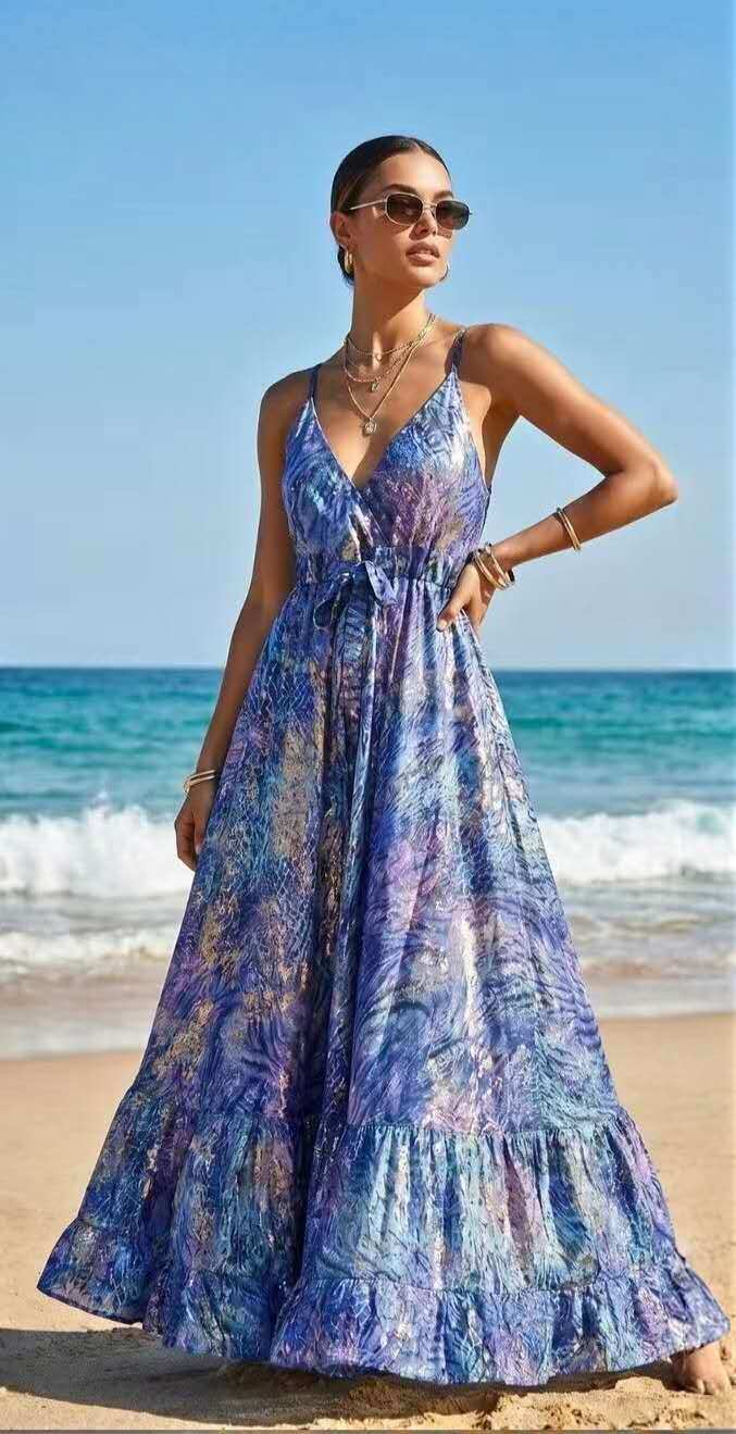 Mayorista OPTIMUM FASHION - Vestido vintage estampado