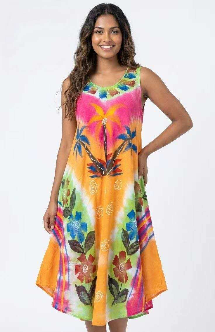Wholesaler OPTIMUM FASHION - Floral print dress
