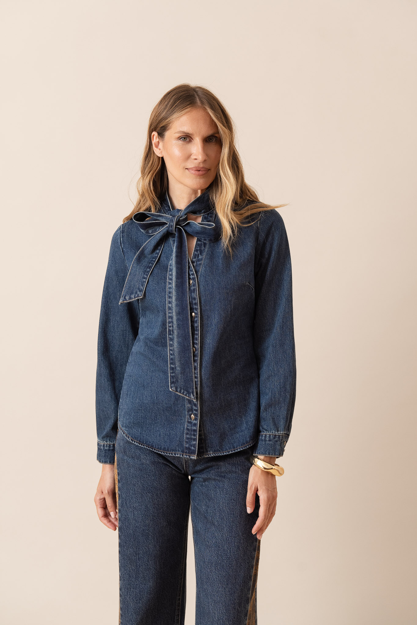 Wholesaler ORAIJE PARIS - Clemence Denim Shirt