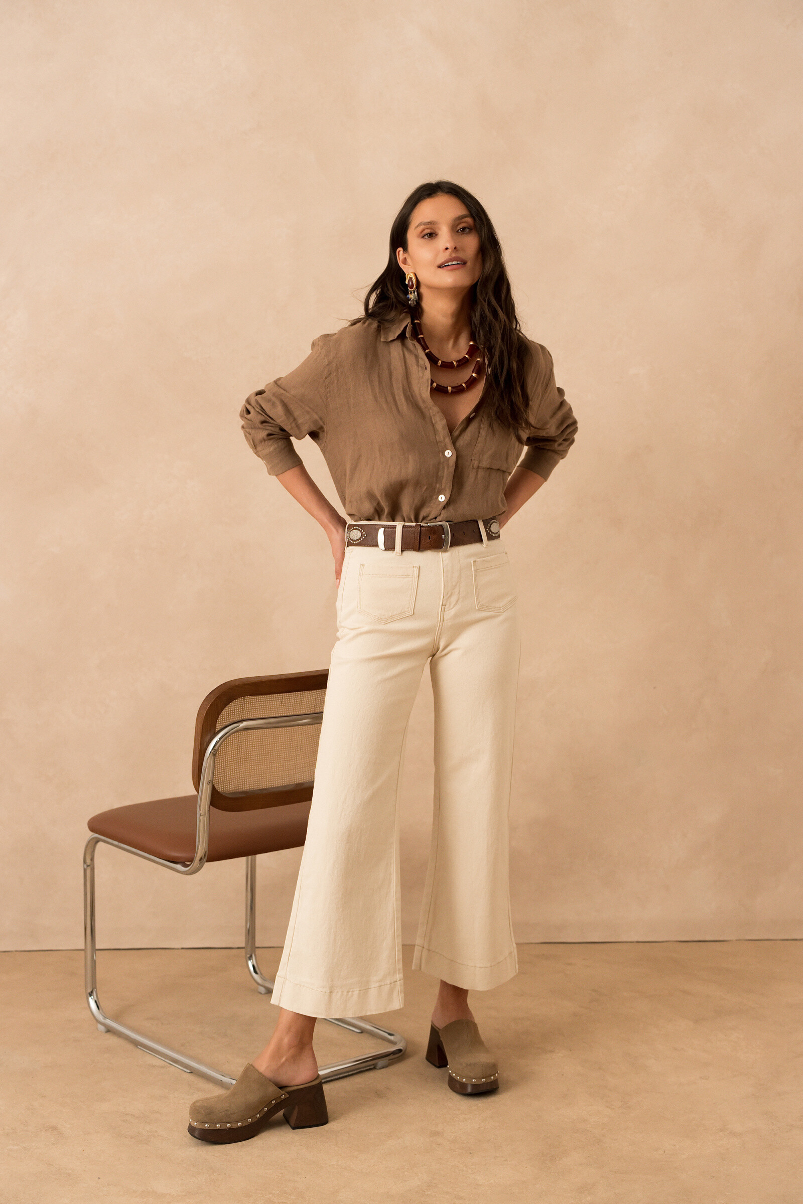 Wholesaler ORAIJE PARIS - Gasparette wide jeans (short)
