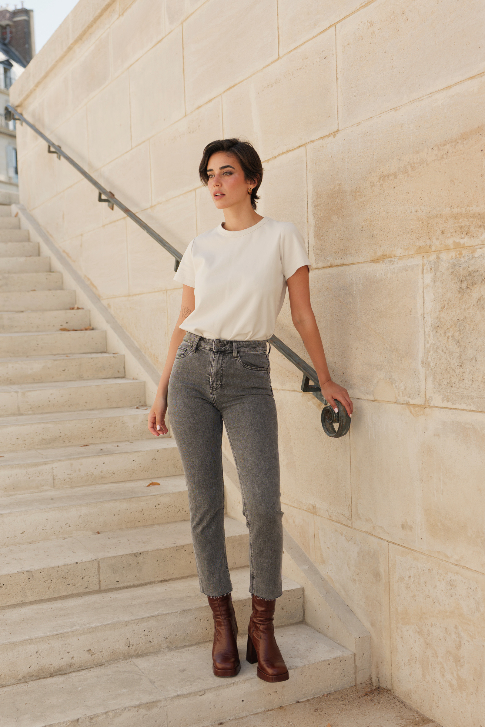 Grossiste ORAIJE PARIS - Jean droit coupé