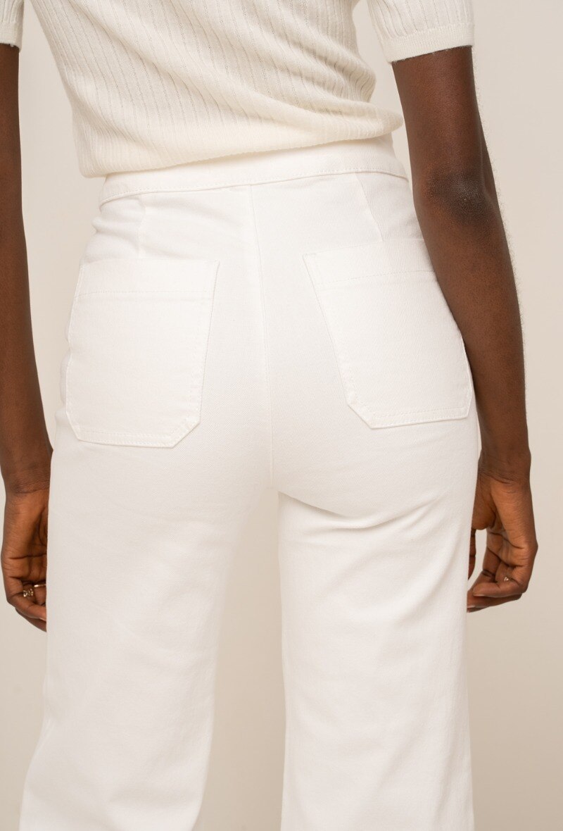 Weite Jeans - Weiß - 5 - Großformat