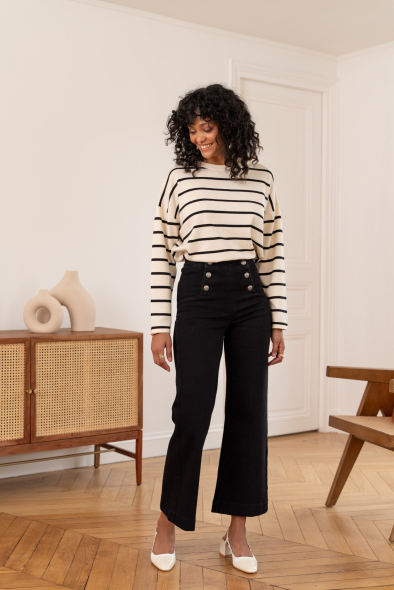 Weite Jeans - Schwarz - 1 - Großformat