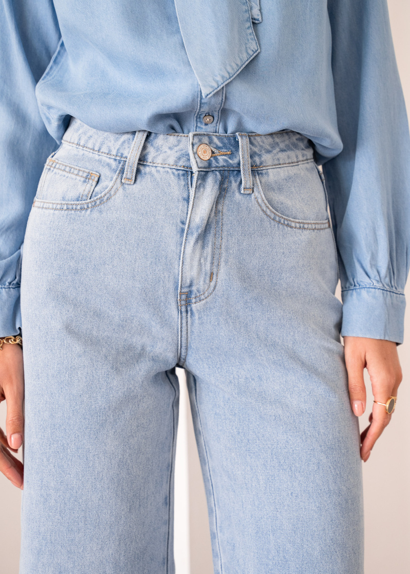 Taubenweite Jeans - Himmelblau 2 - Miniaturansicht