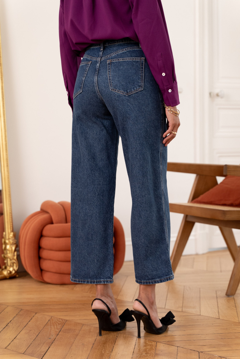 Taubenweite Jeans - Dunkelblau - 3 - Großformat