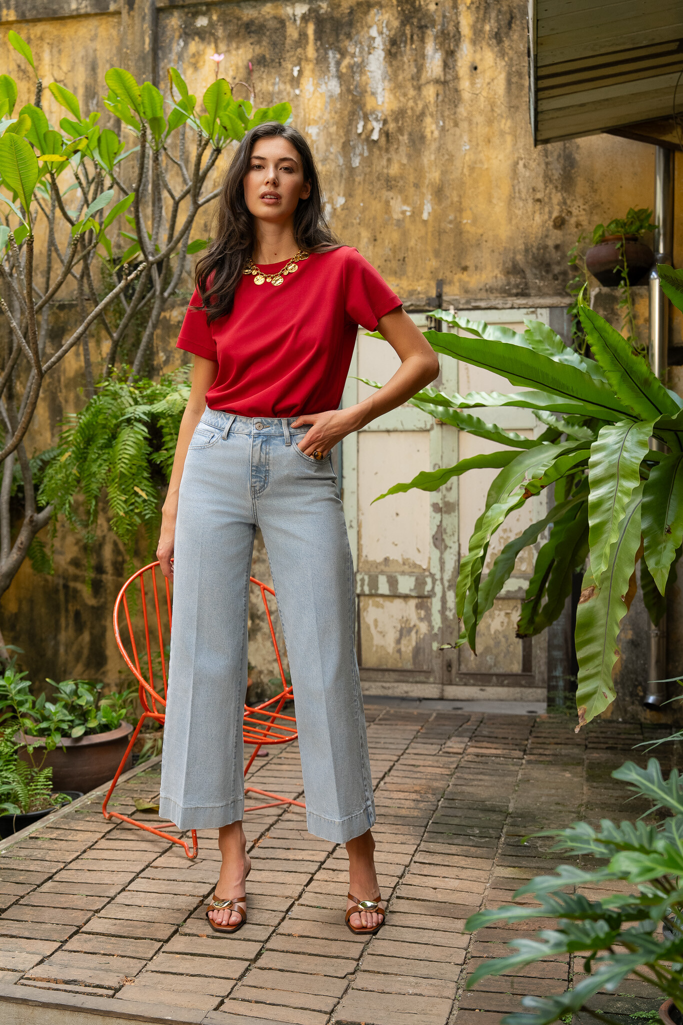 Großhändler ORAIJE PARIS - Schlagjeans „Emily“.