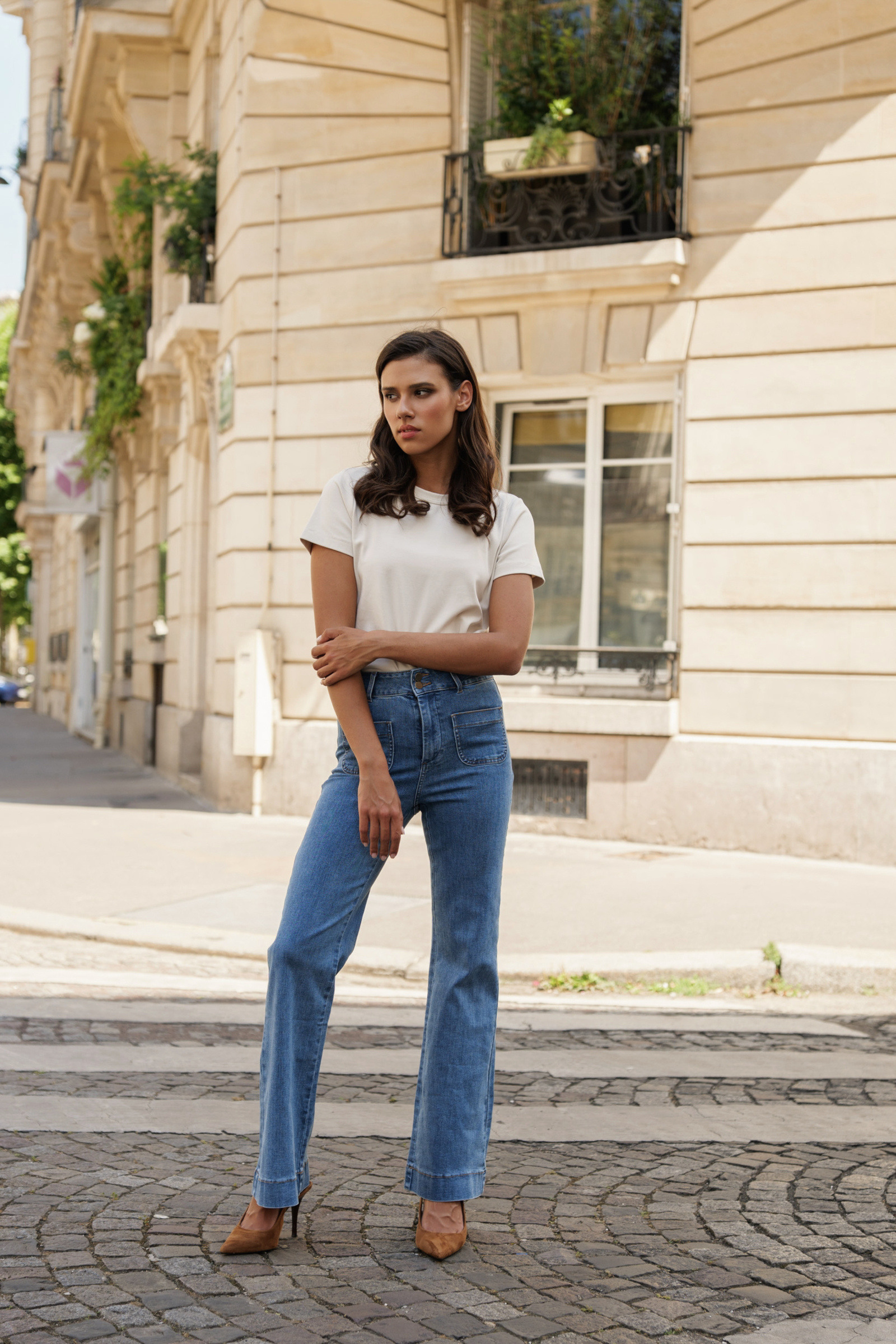 Mayorista ORAIJE PARIS - Vaqueros anchos Elena