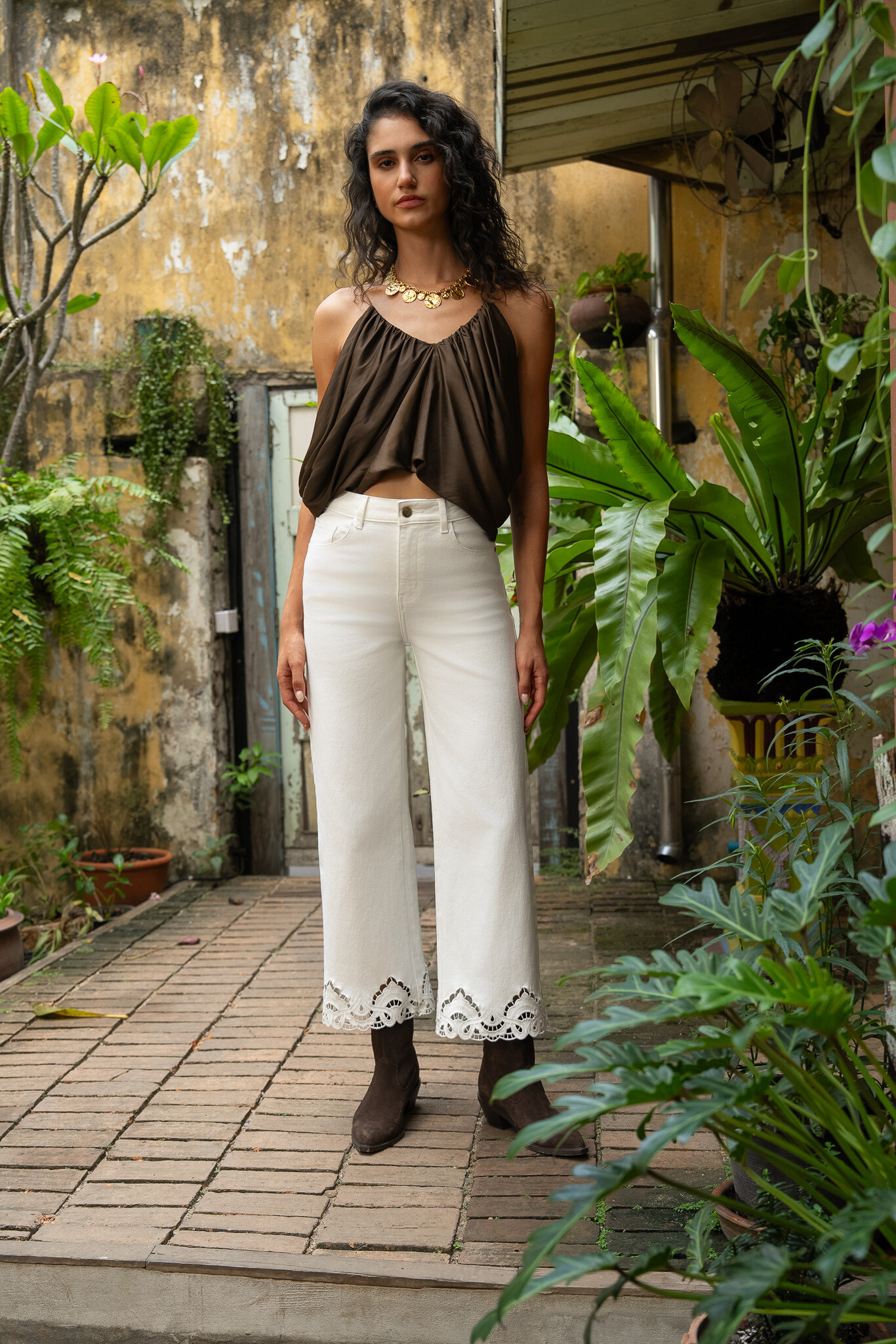 Grossiste ORAIJE PARIS - Jean Nola wide ankle
