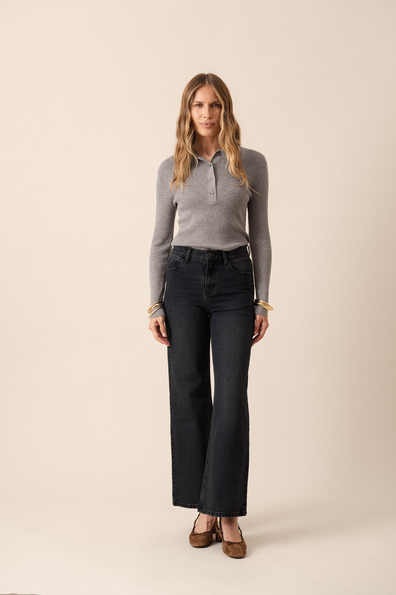Grossiste ORAIJE PARIS - Jean Wide mid waist Vanessa/Brad