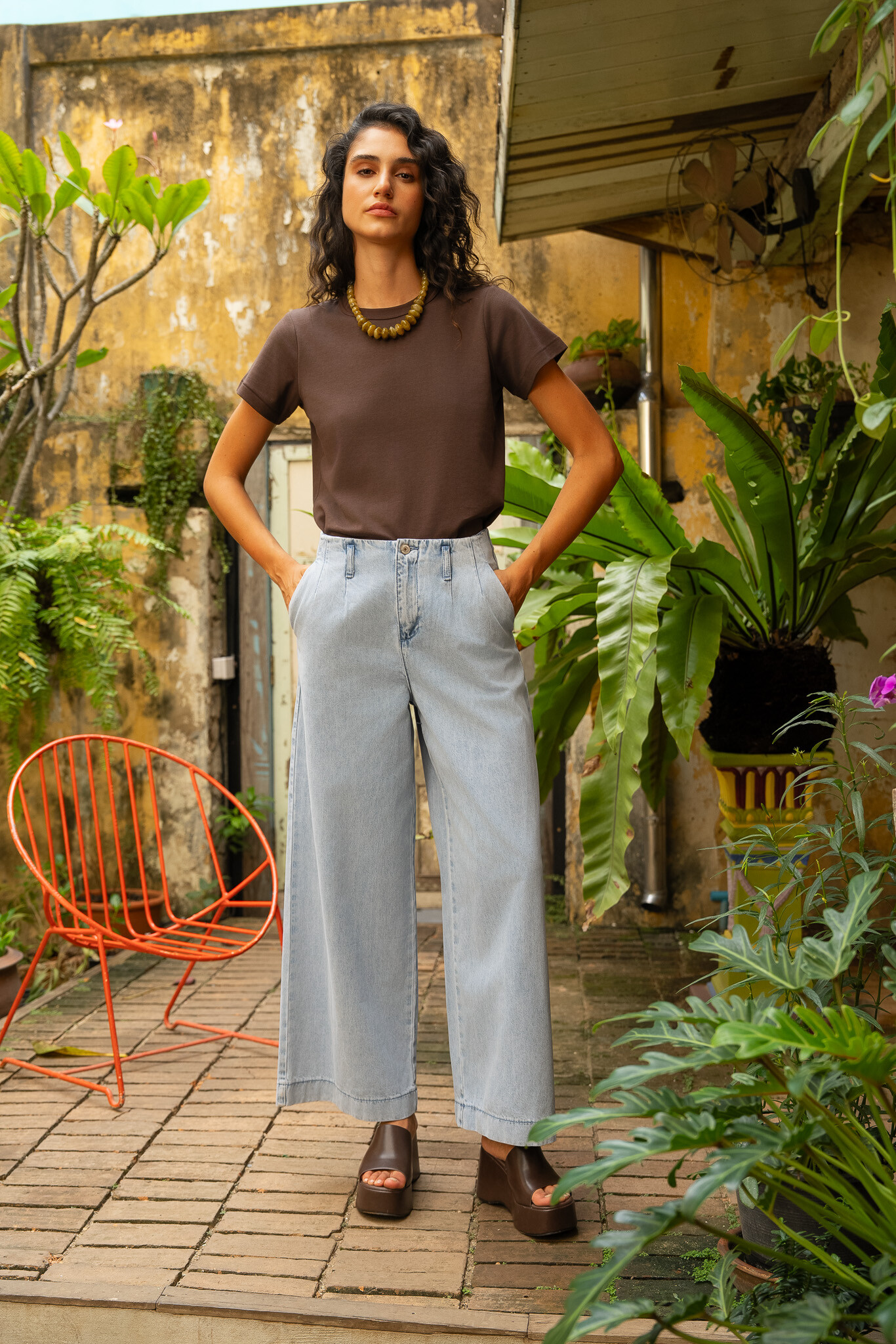 Grossiste ORAIJE PARIS - Jean wide Julie