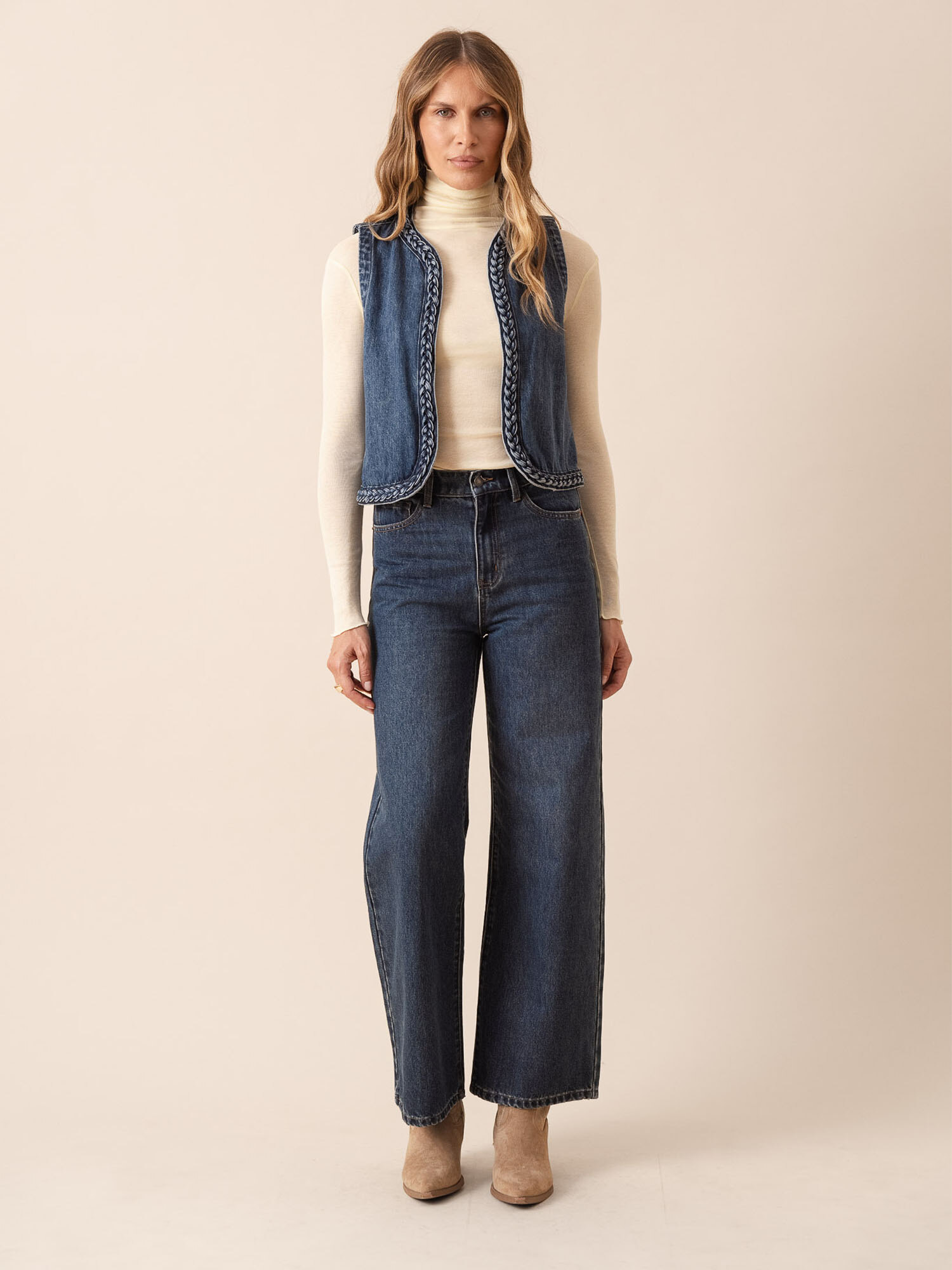 Wholesaler ORAIJE PARIS - Noa wide-leg jeans