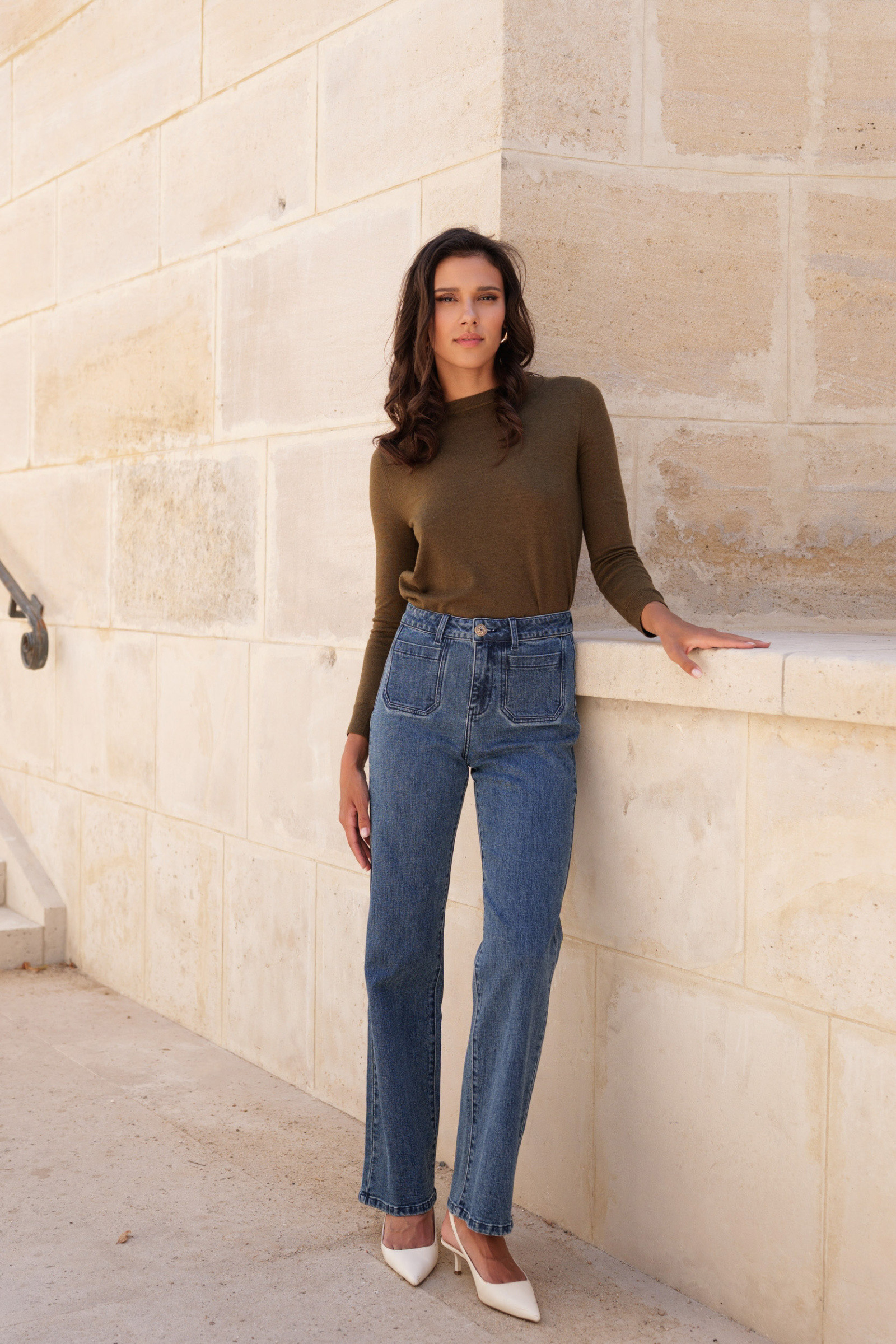 Grossiste ORAIJE PARIS - Jean long straight Felix