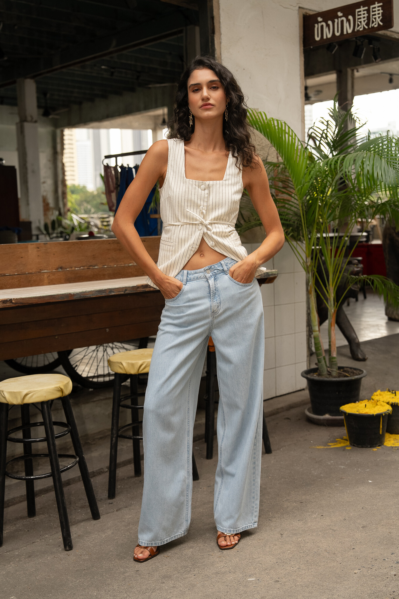 Grossiste ORAIJE PARIS - Jean fluide Joly long length