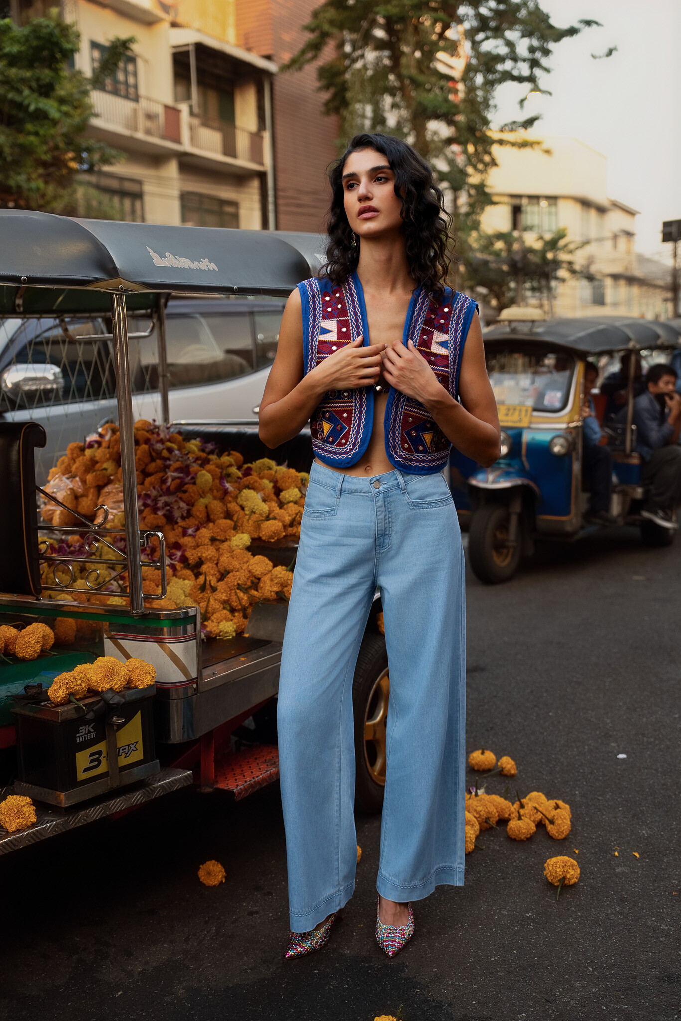 Grossiste ORAIJE PARIS - Jean fluide tencel Théa wide
