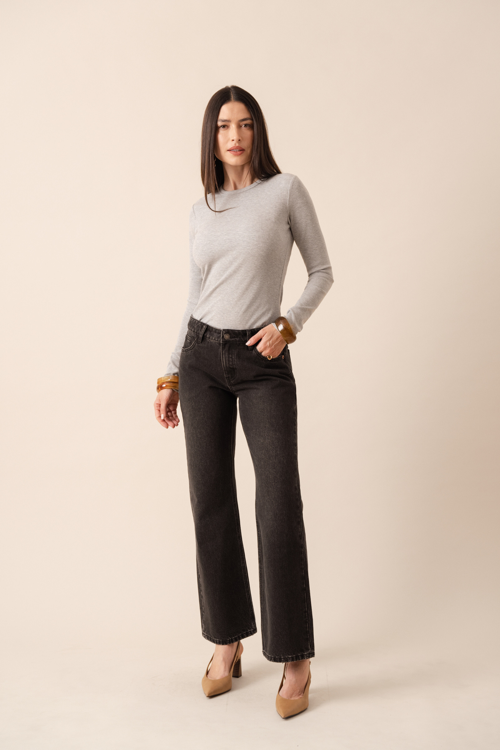 Grossiste ORAIJE PARIS - Jean flare taille basse Carmen