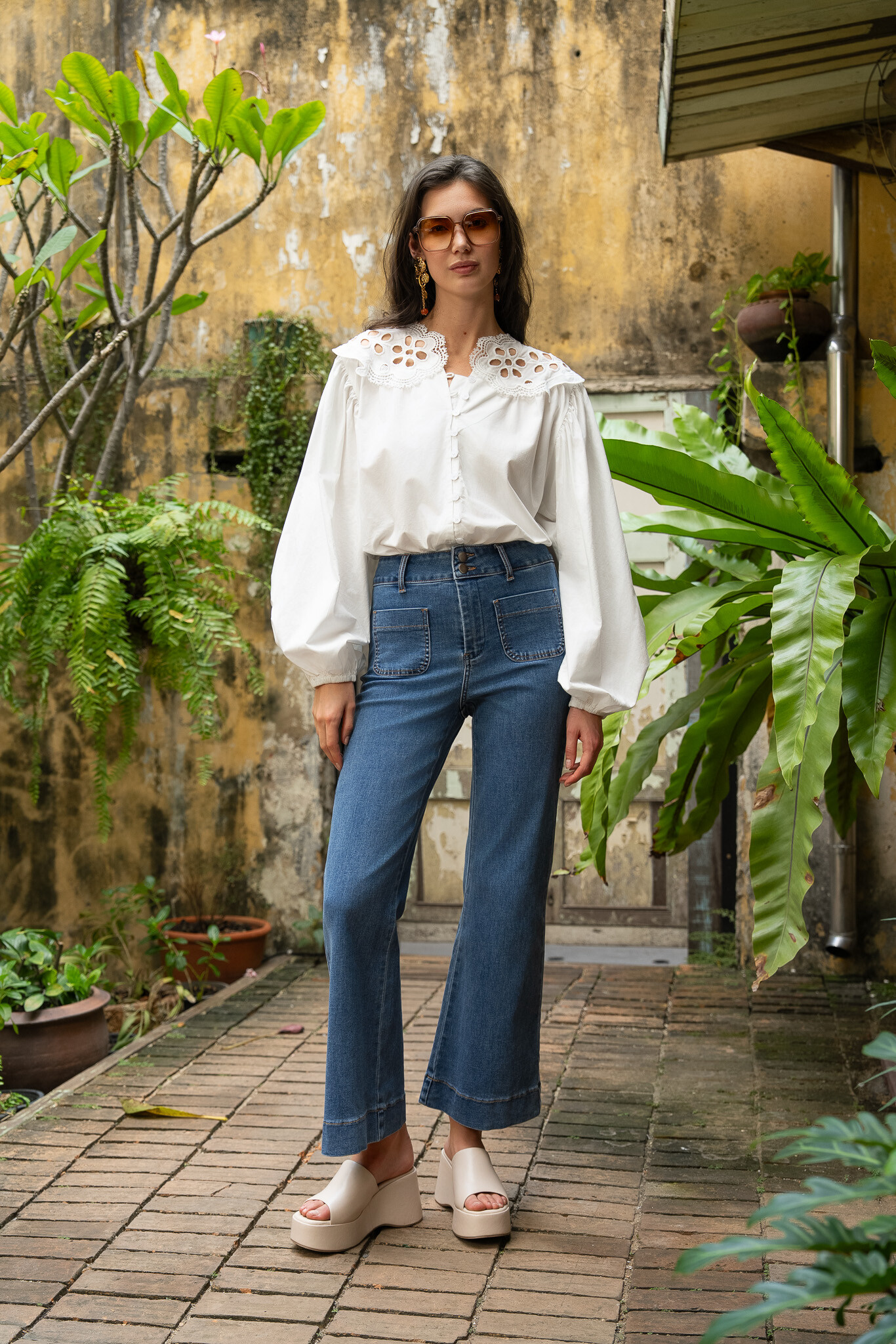 Mayorista ORAIJE PARIS - Vaqueros Elenette de gran tamaño con campana ancha