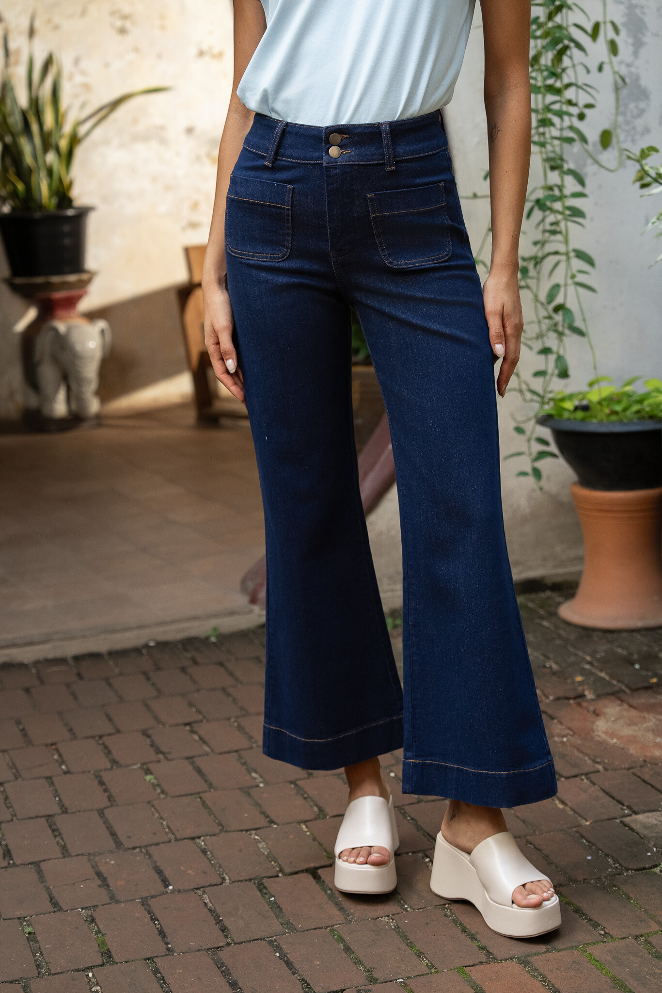 Grossiste ORAIJE PARIS - Jean Elenette large flare grande taille