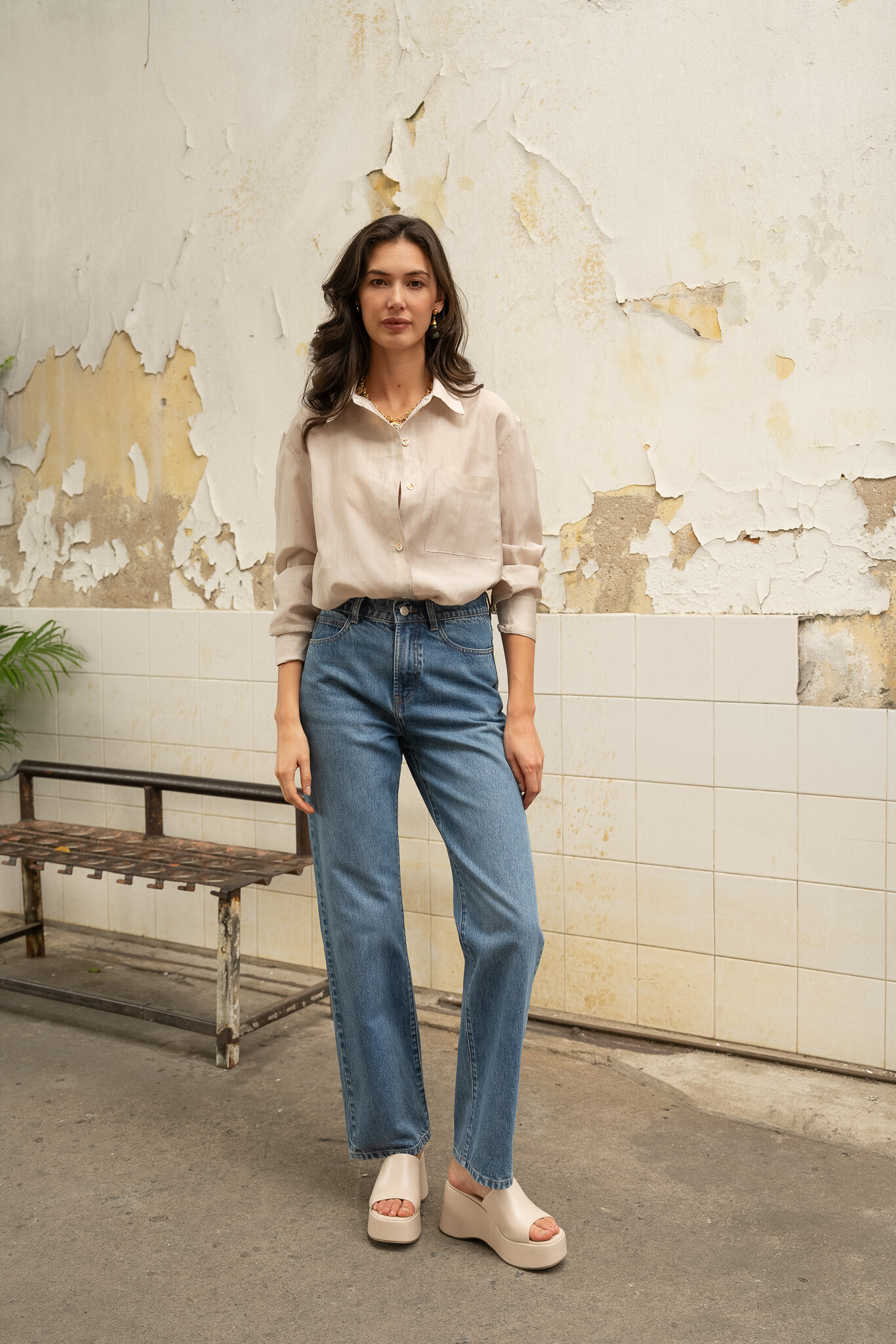 Großhändler ORAIJE PARIS - Alix gerade Jeans