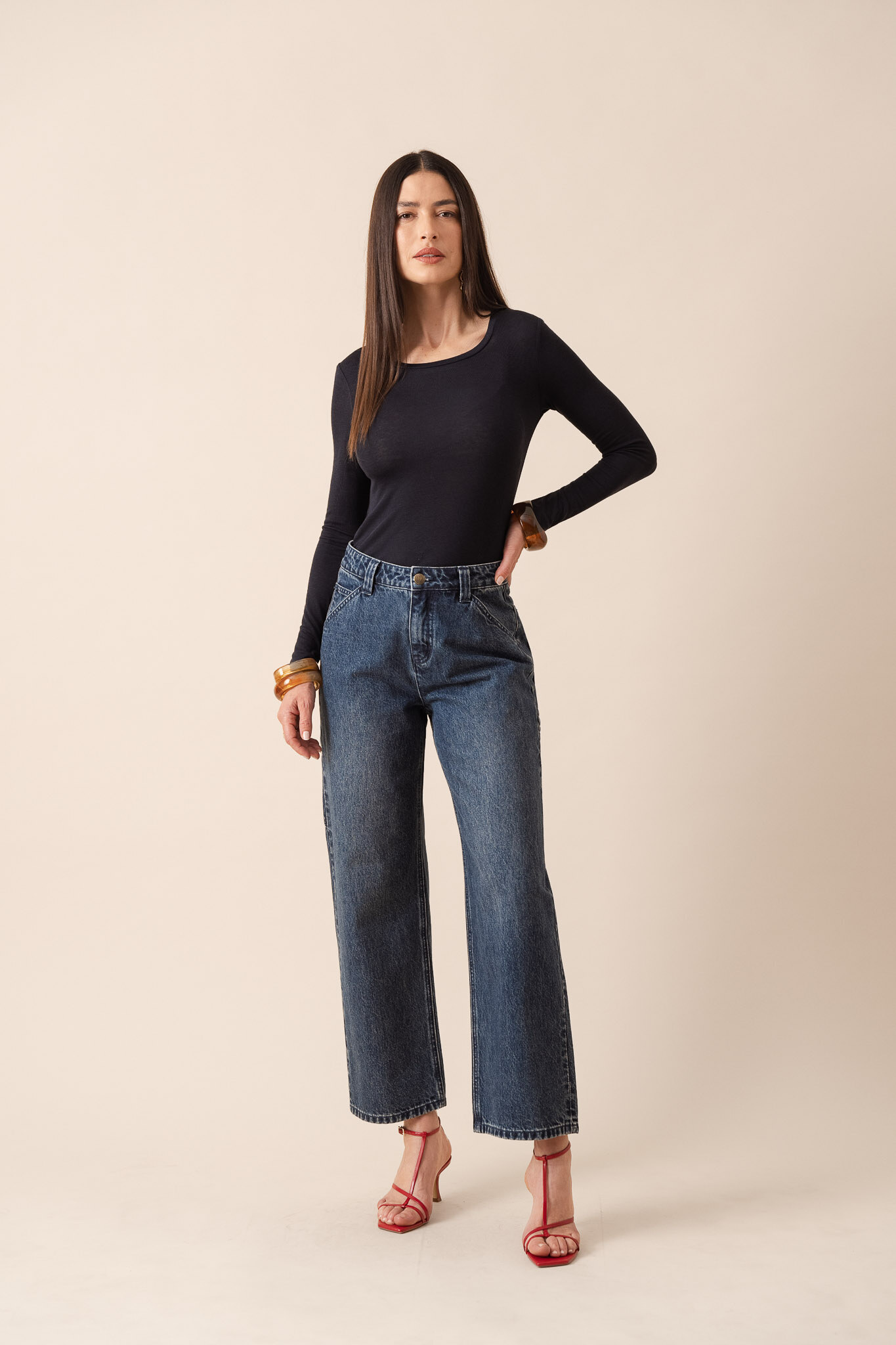 Wholesaler ORAIJE PARIS - Andrea Loose Straight Jeans