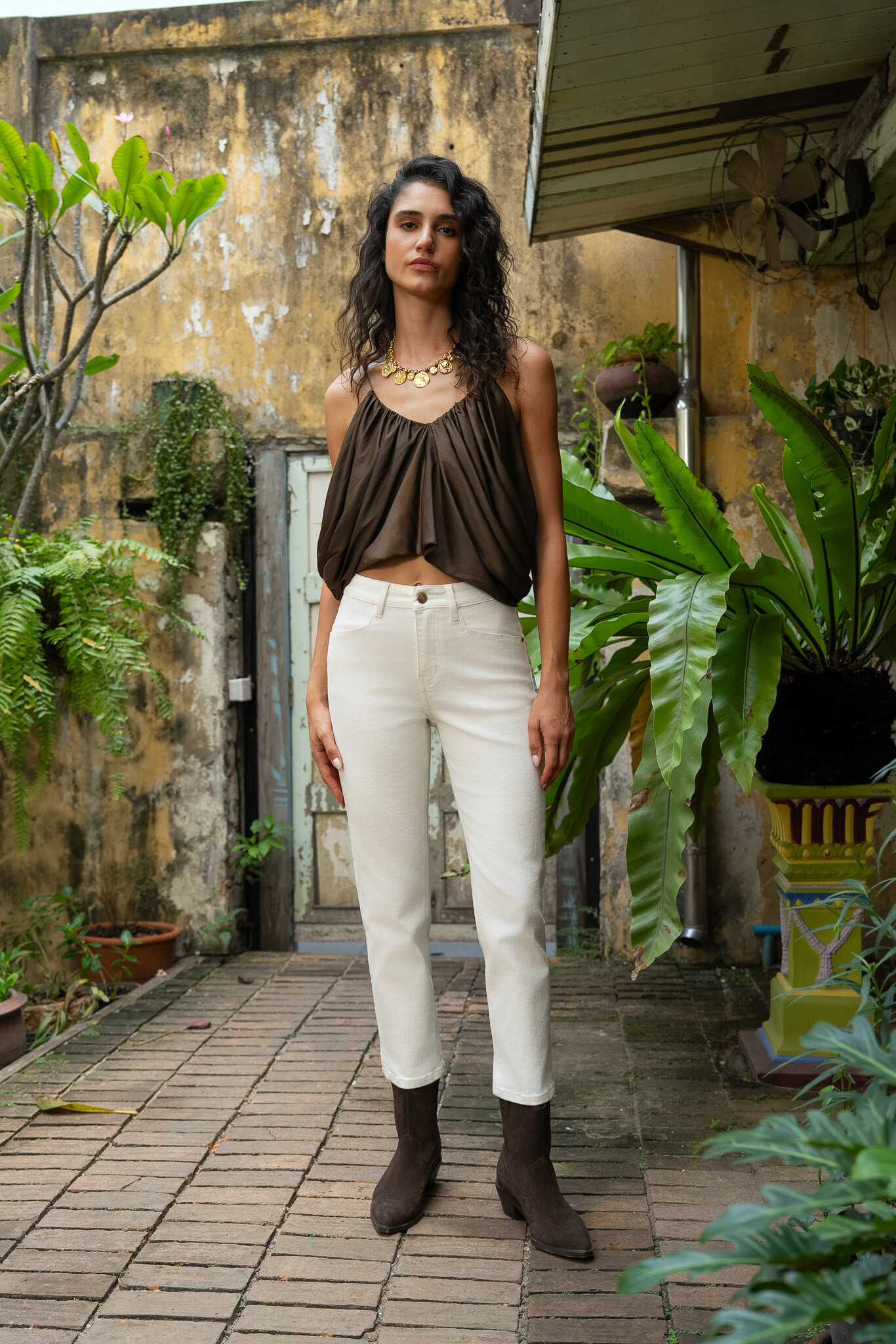 Grossiste ORAIJE PARIS - Jean momfit cigarette Milena