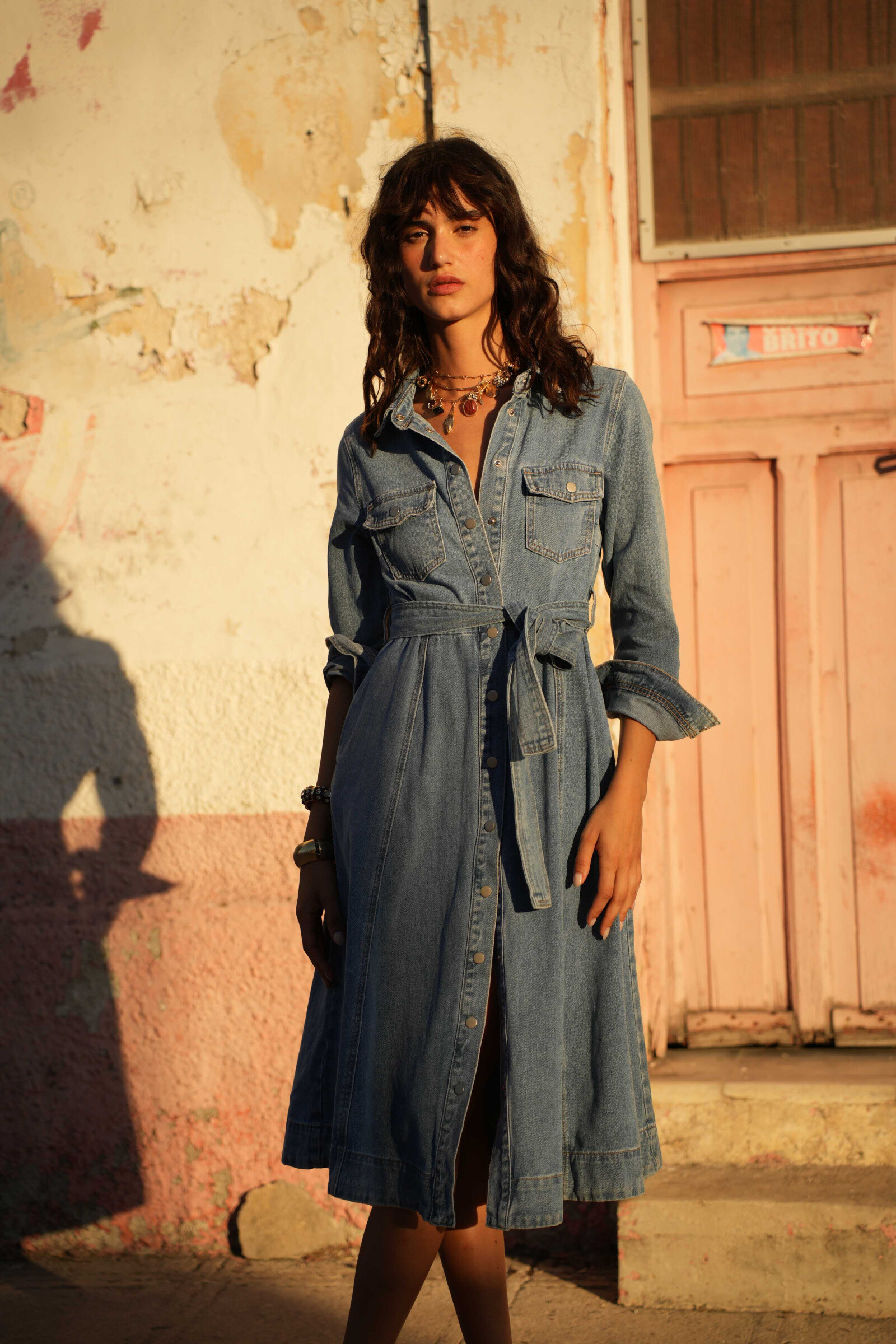 Mayorista ORAIJE PARIS - Vestido de mezclilla rosalie