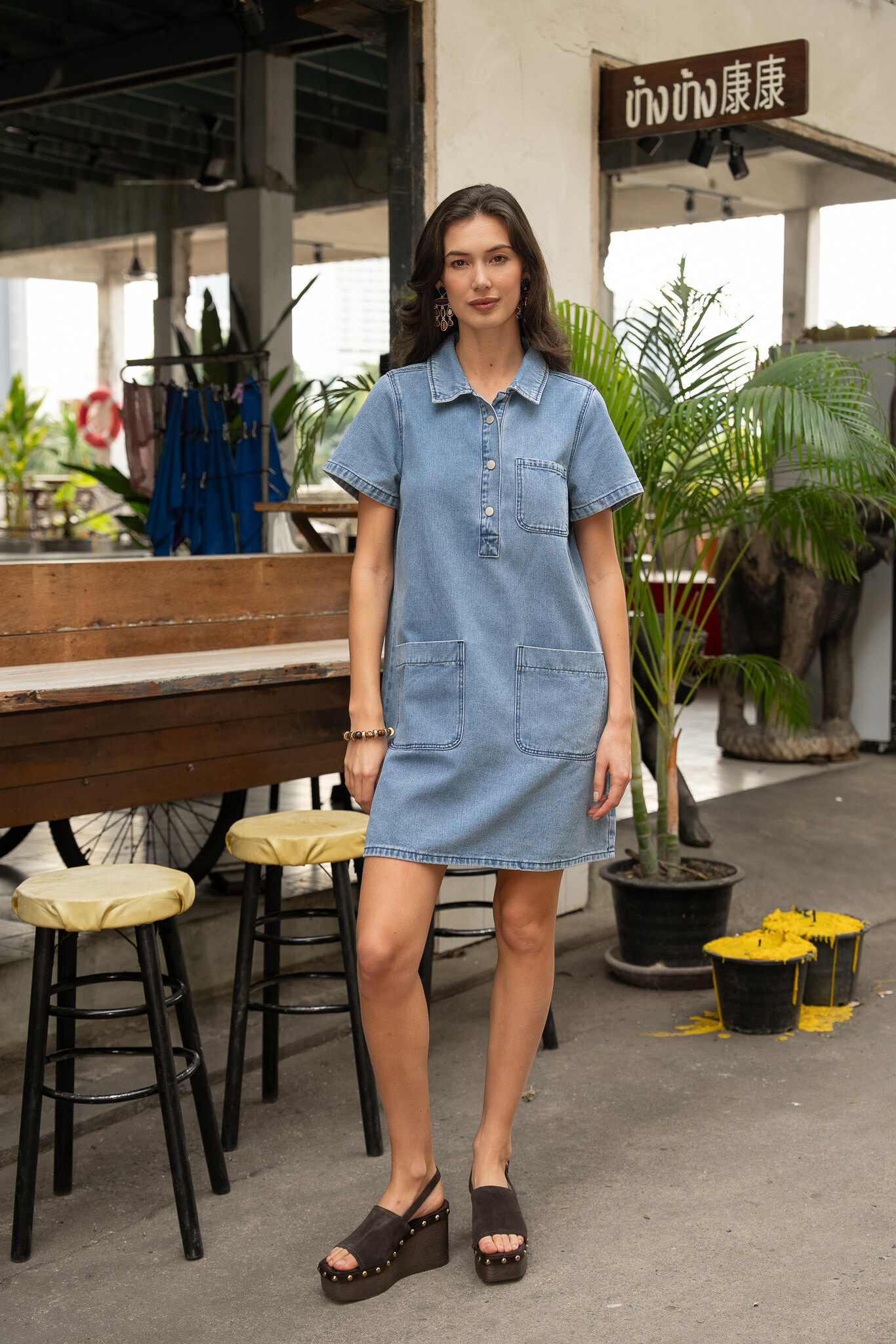 Grossiste ORAIJE PARIS - Robe en jean Ricci