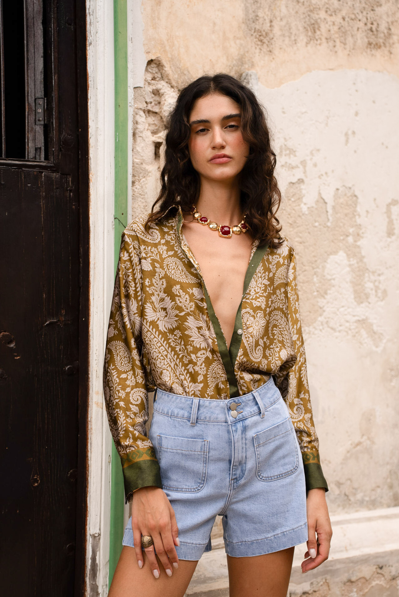 Mayorista ORAIJE PARIS - Pantalones cortos de mezclilla de Sophie