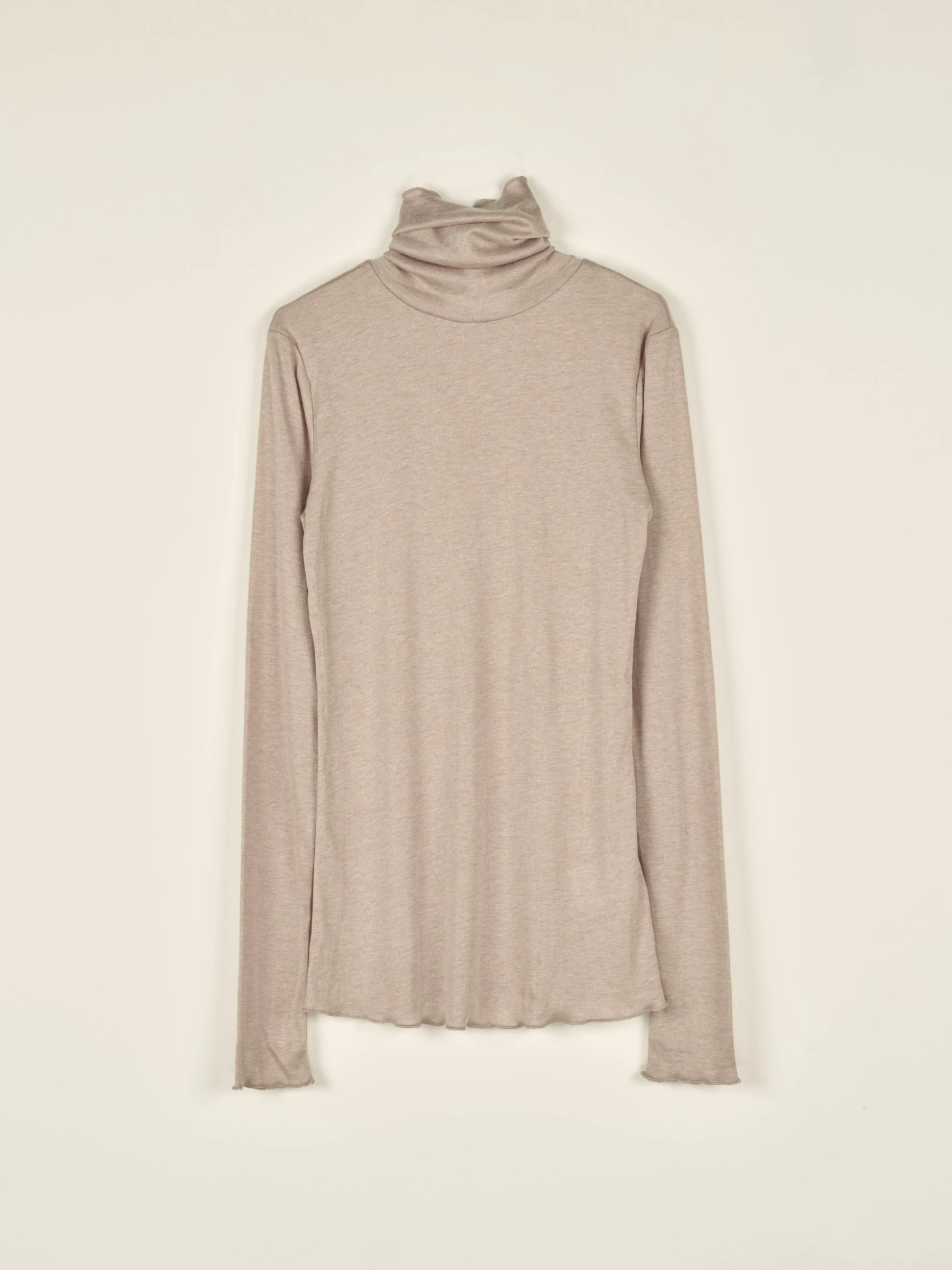 Top à manche longue avec col roulé