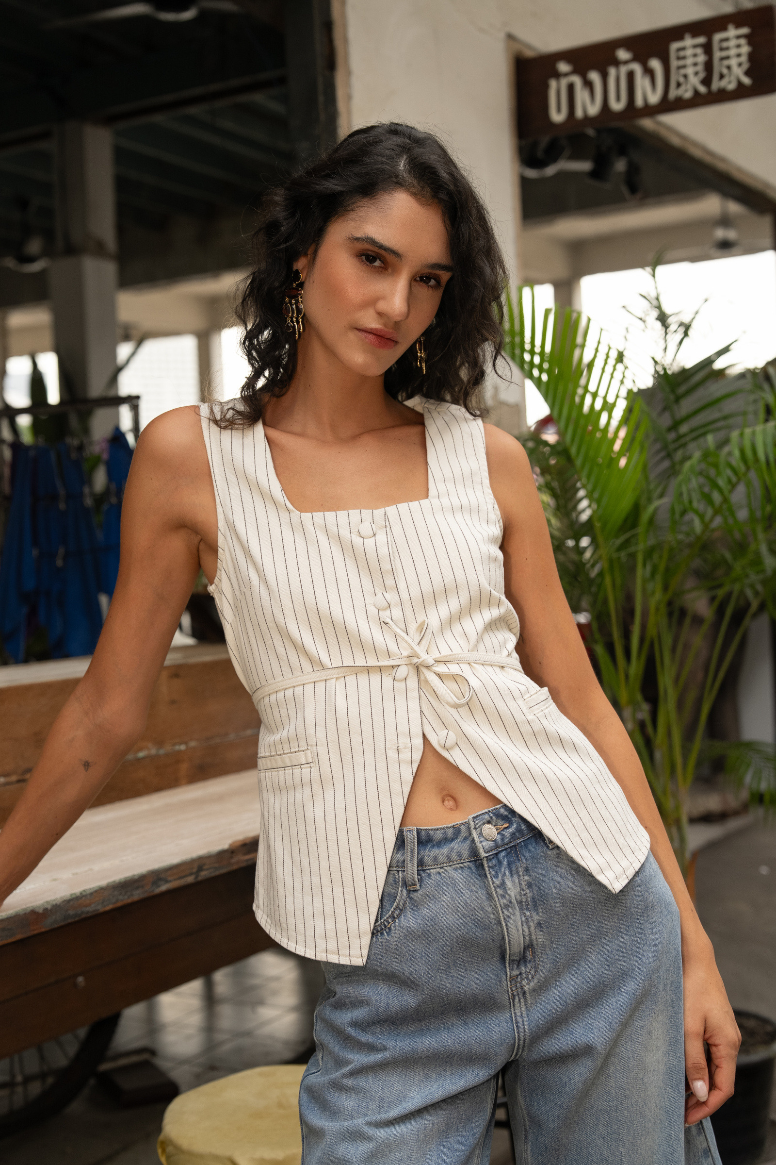 Grossiste ORAIJE PARIS - Top Tara à rayure