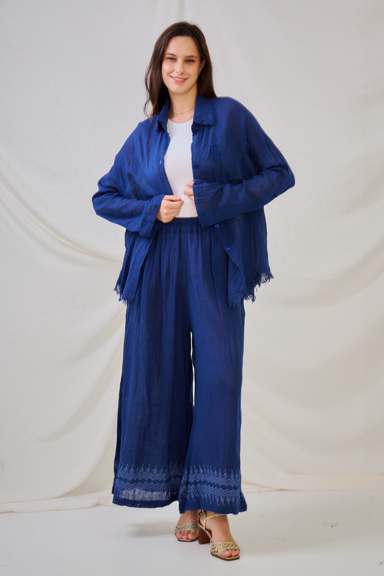 Wholesaler Orice - Oversized bohemian shirt