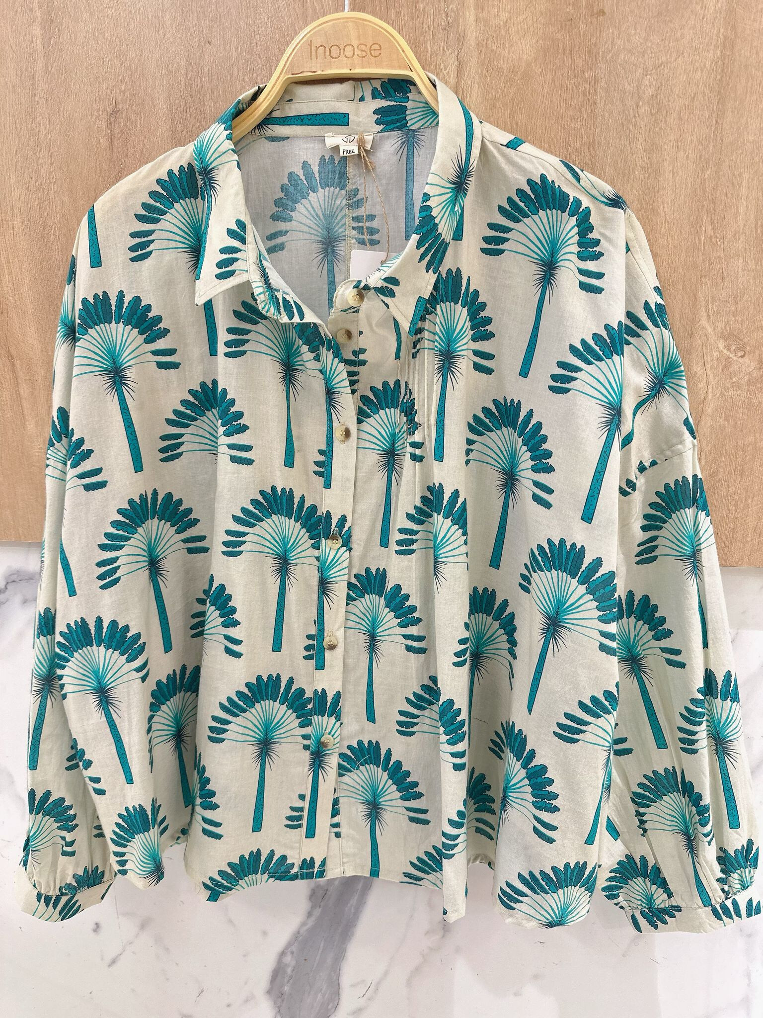 Wholesaler Orice - Indian printed cotton sleeve shirt